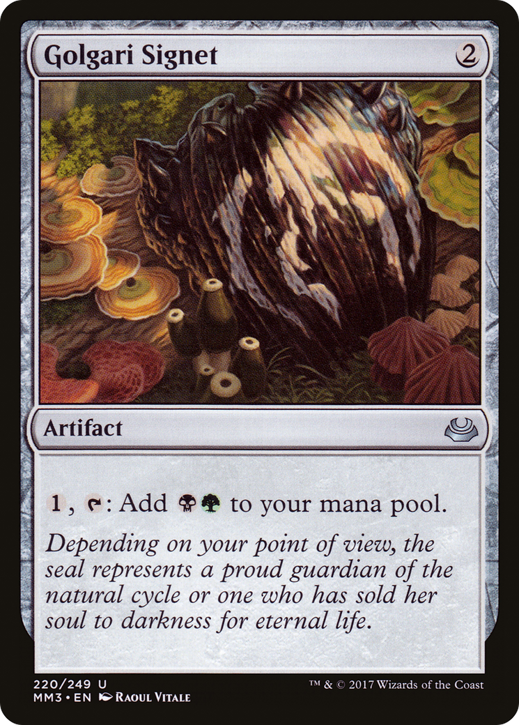 Golgari Signet [Modern Masters 2017] Foil