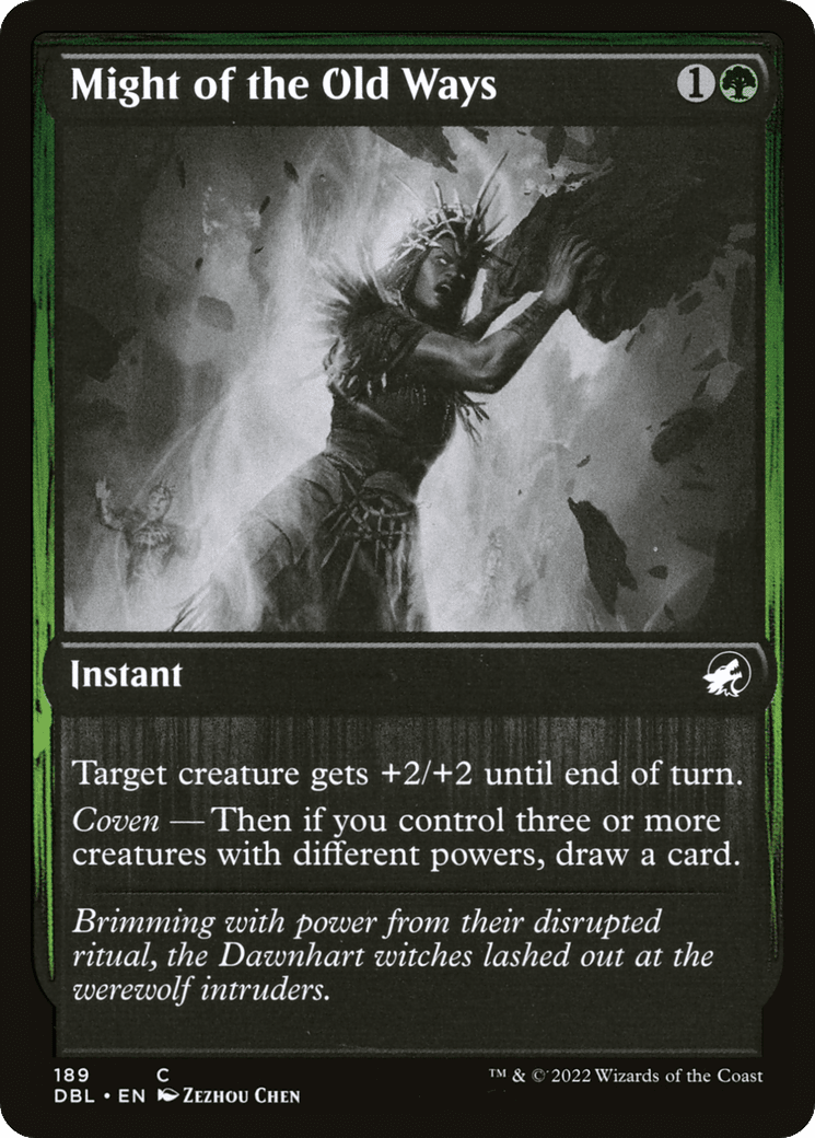Might of the Old Ways [Innistrad: Double Feature] Foil