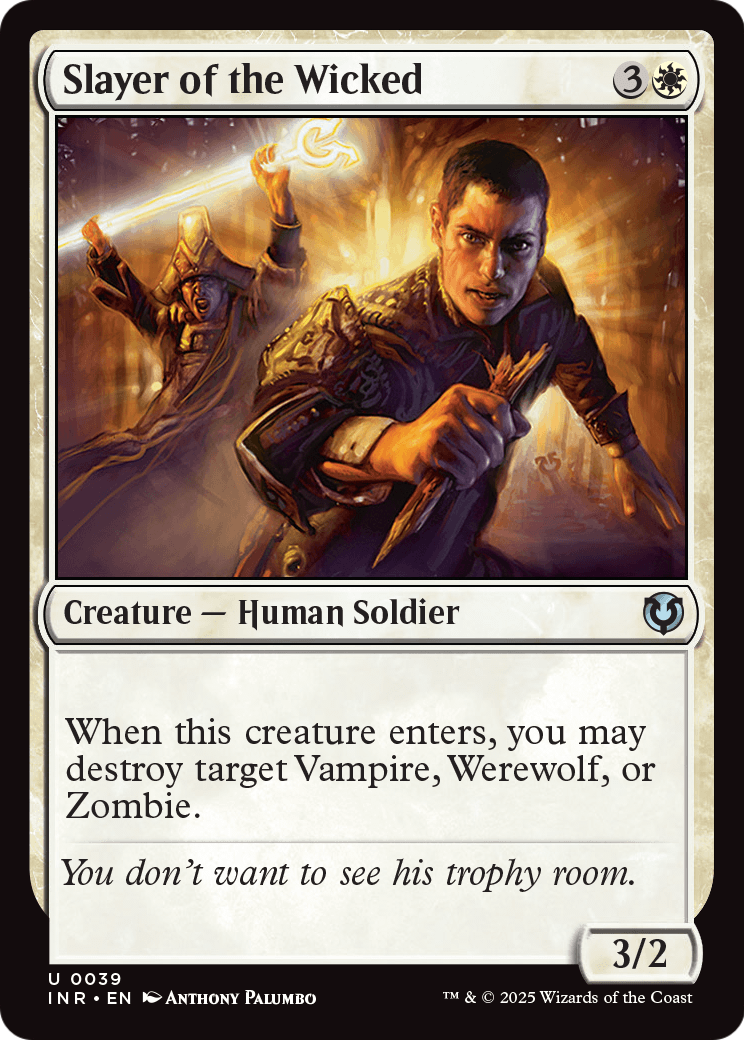 Slayer of the Wicked (-039) [Innistrad Remastered]  Foil