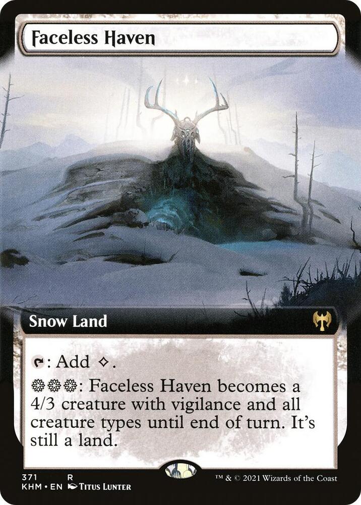 Faceless Haven 371/285 (Kaldheim)  - Extended Art