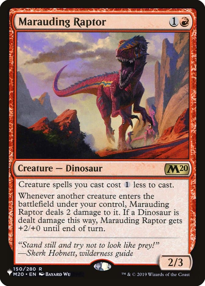 Marauding Raptor |  (M20-150) [The List]