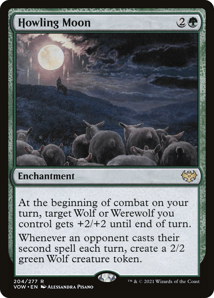 Howling Moon [Innistrad: Crimson Vow] Foil