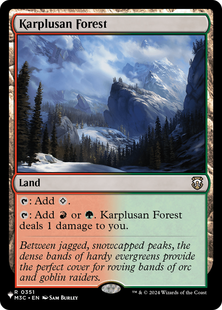 Karplusan Forest |  (M3C-351) [The List]