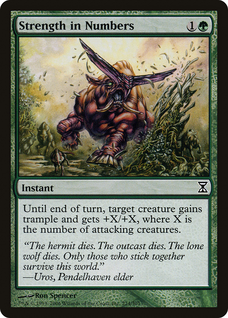 Strength in Numbers [Time Spiral] Foil