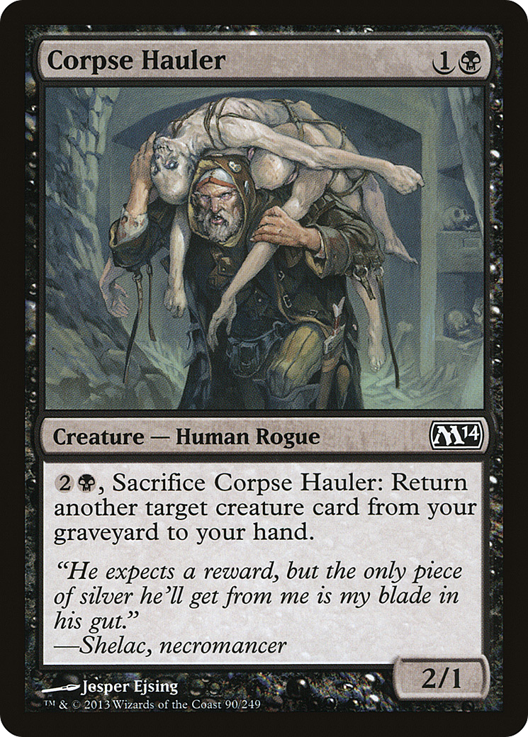 Corpse Hauler [Magic 2014] Foil