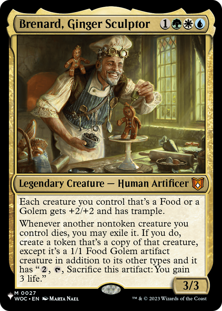 Brenard, Ginger Sculptor |  (WOC-27) [The List]