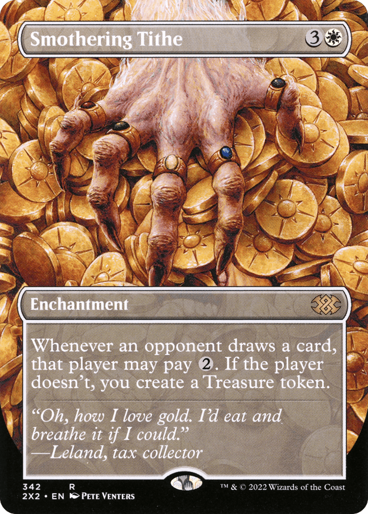 Smothering Tithe (Borderless Alternate Art) [Double Masters 2022] Foil