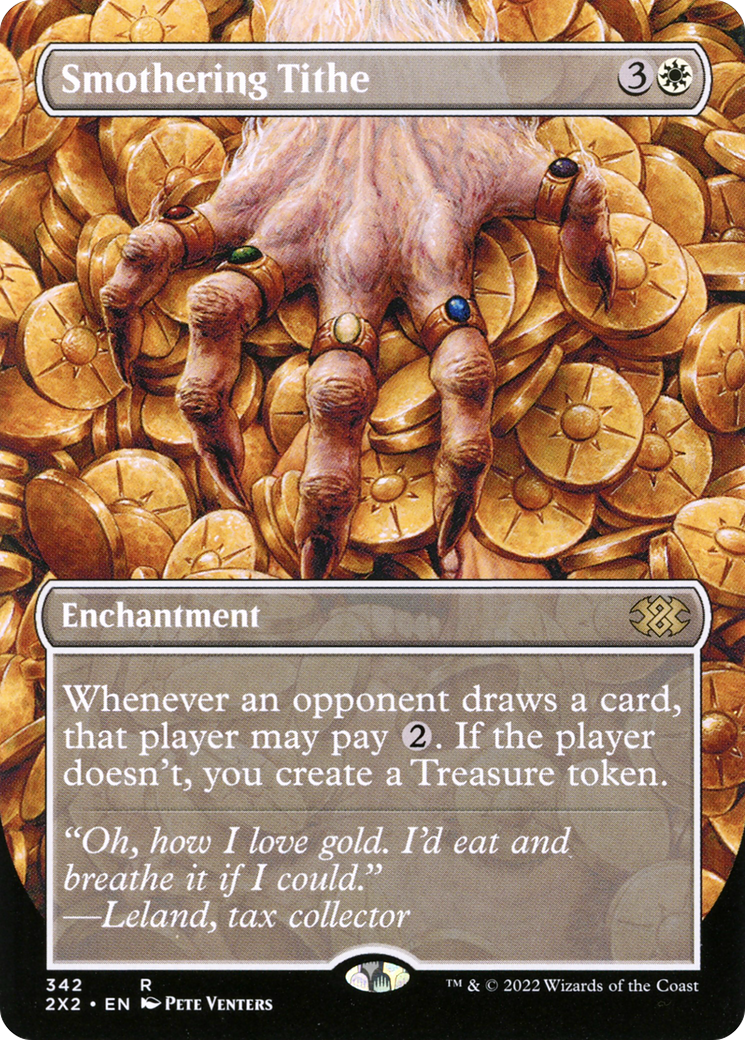 Smothering Tithe (Borderless Alternate Art) [Double Masters 2022] Foil