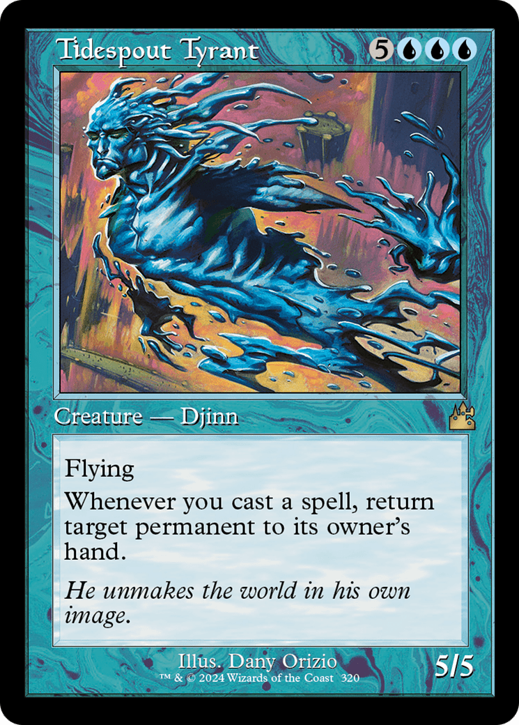 Tidespout Tyrant (Retro Frame) [Ravnica Remastered] Foil