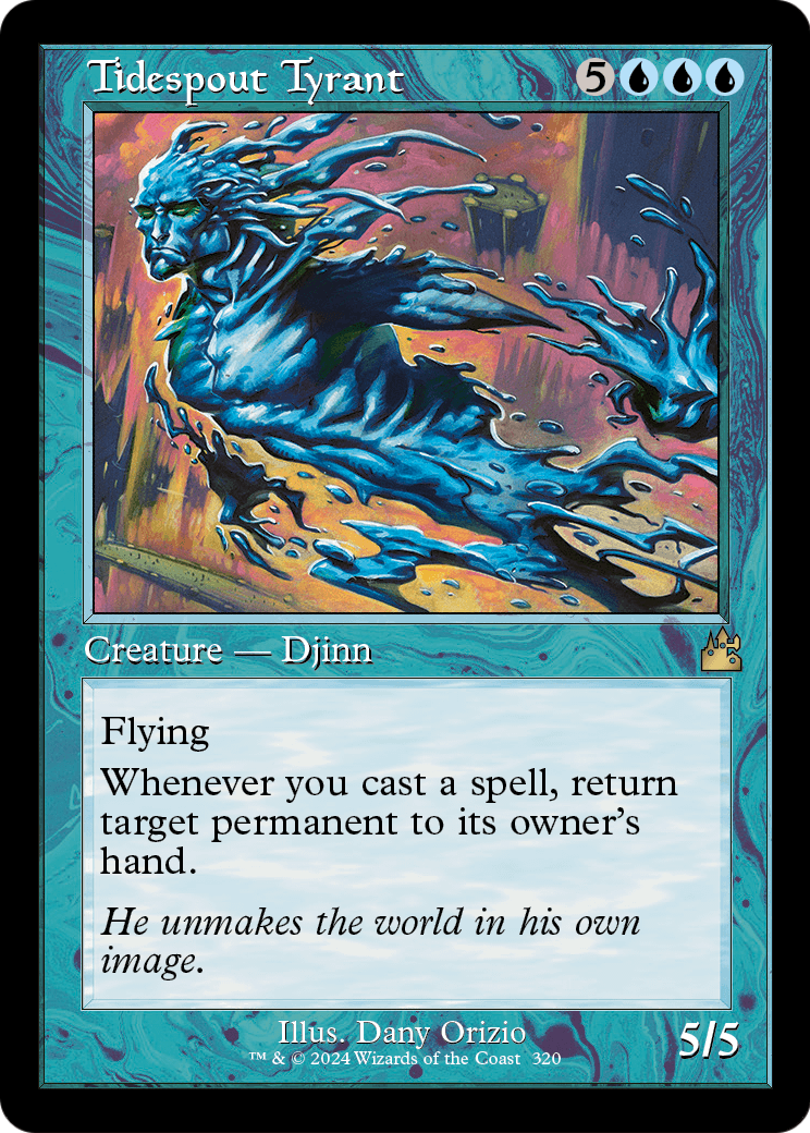 Tidespout Tyrant (Retro Frame) [Ravnica Remastered] Foil
