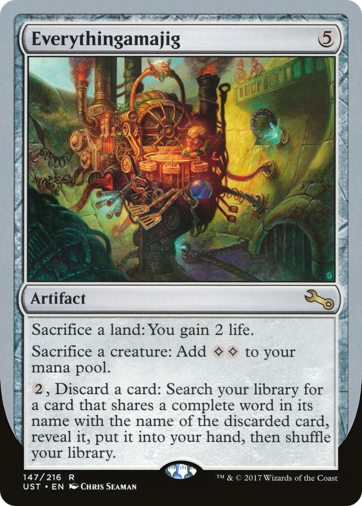 Everythingamajig ("Sacrifice a Land") [Unstable] Foil