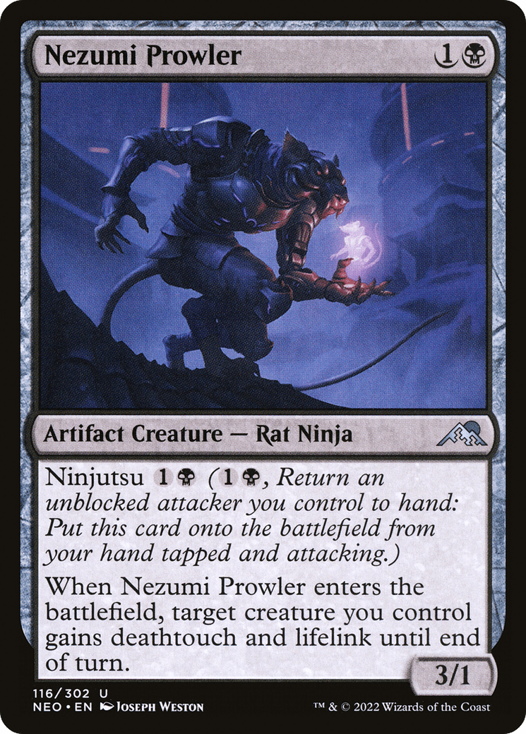Nezumi Prowler [Kamigawa: Neon Dynasty] Foil