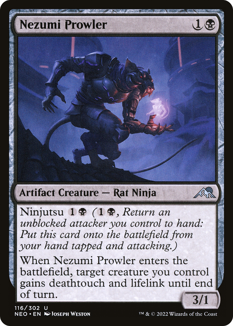 Nezumi Prowler [Kamigawa: Neon Dynasty] Foil