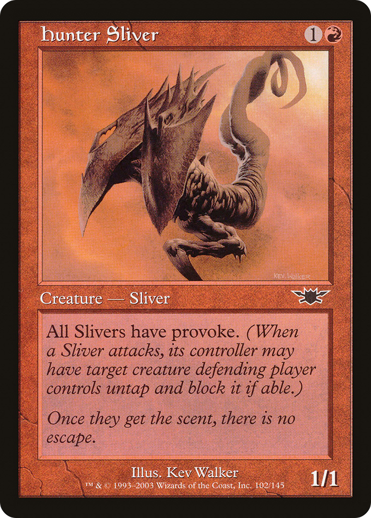 Hunter Sliver [Legions] Foil