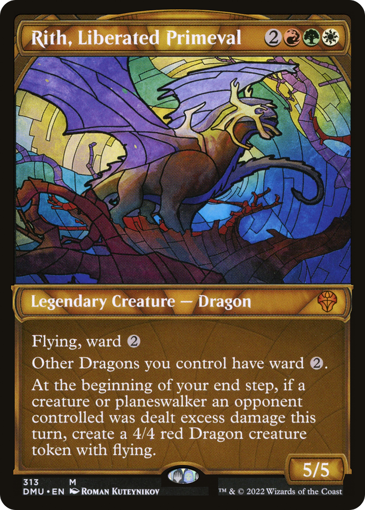Rith, Liberated Primeval (Showcase) [Dominaria United] Foil