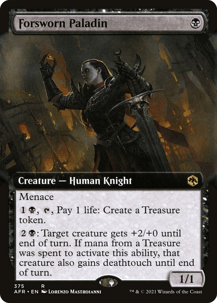 Forsworn Paladin (Extended Art) [Dungeons & Dragons: Adventures in the Forgotten Realms] Foil