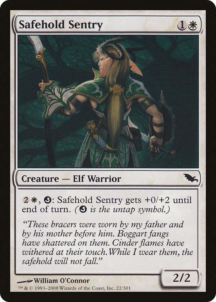 Safehold Sentry [Shadowmoor] Foil