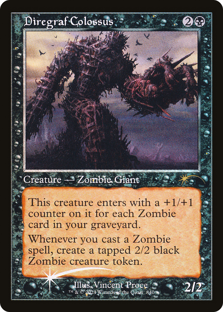 Diregraf Colossus (Retro Frame) (840) [Secret Lair Drop Series]  Foil