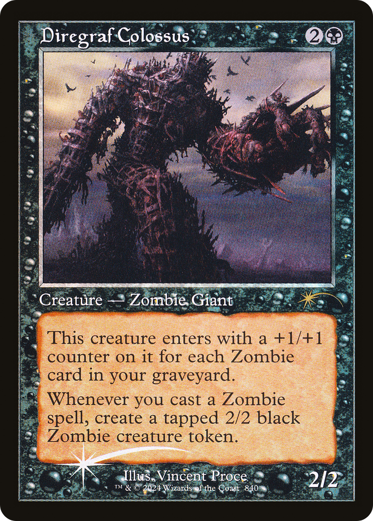 Diregraf Colossus (Retro Frame) (840) [Secret Lair Drop Series]  Foil