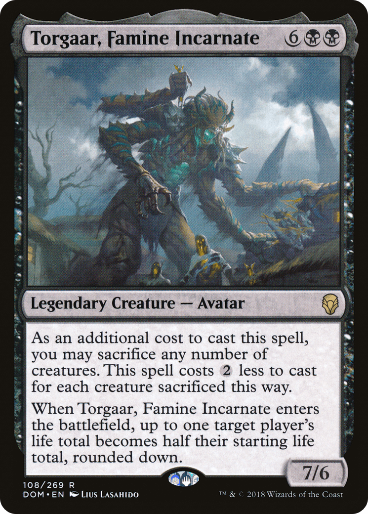 Torgaar, Famine Incarnate [Dominaria] Foil