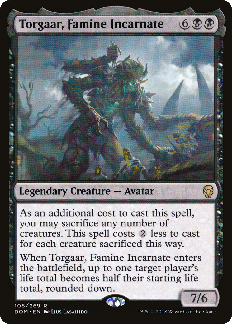 Torgaar, Famine Incarnate [Dominaria] Foil