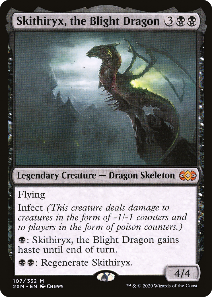Skithiryx, the Blight Dragon [Double Masters] Foil