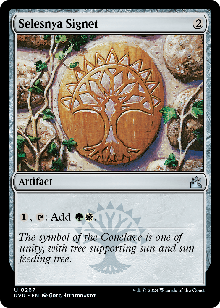 Selesnya Signet [Ravnica Remastered] Foil