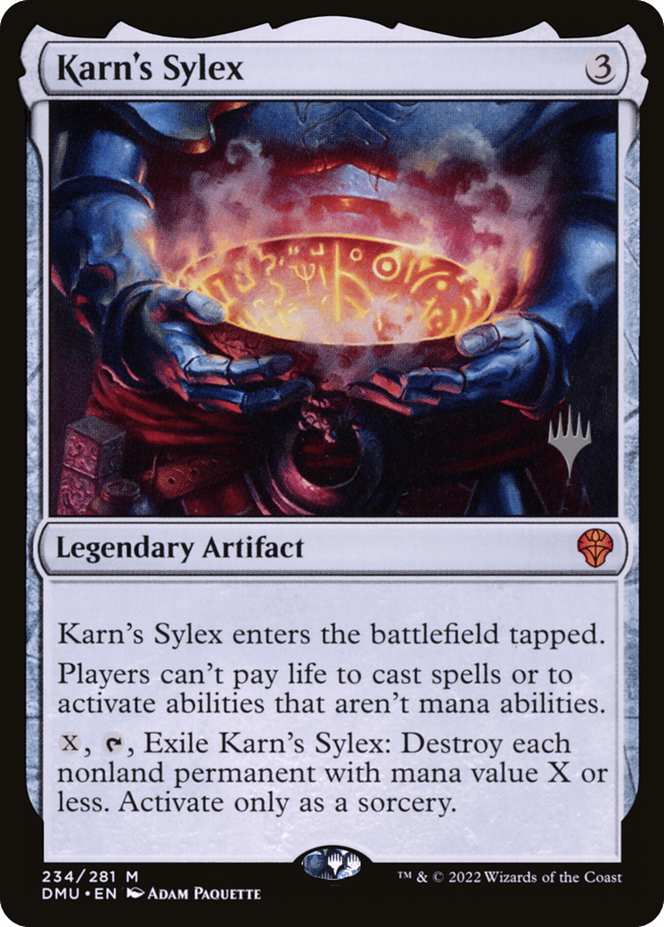 Karn's Sylex (Promo Pack) [Dominaria United Promos] Foil