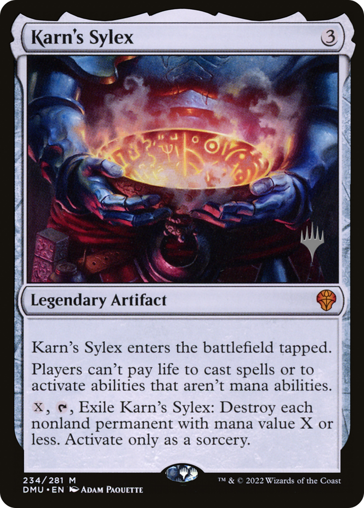 Karn's Sylex (Promo Pack) [Dominaria United Promos] Foil
