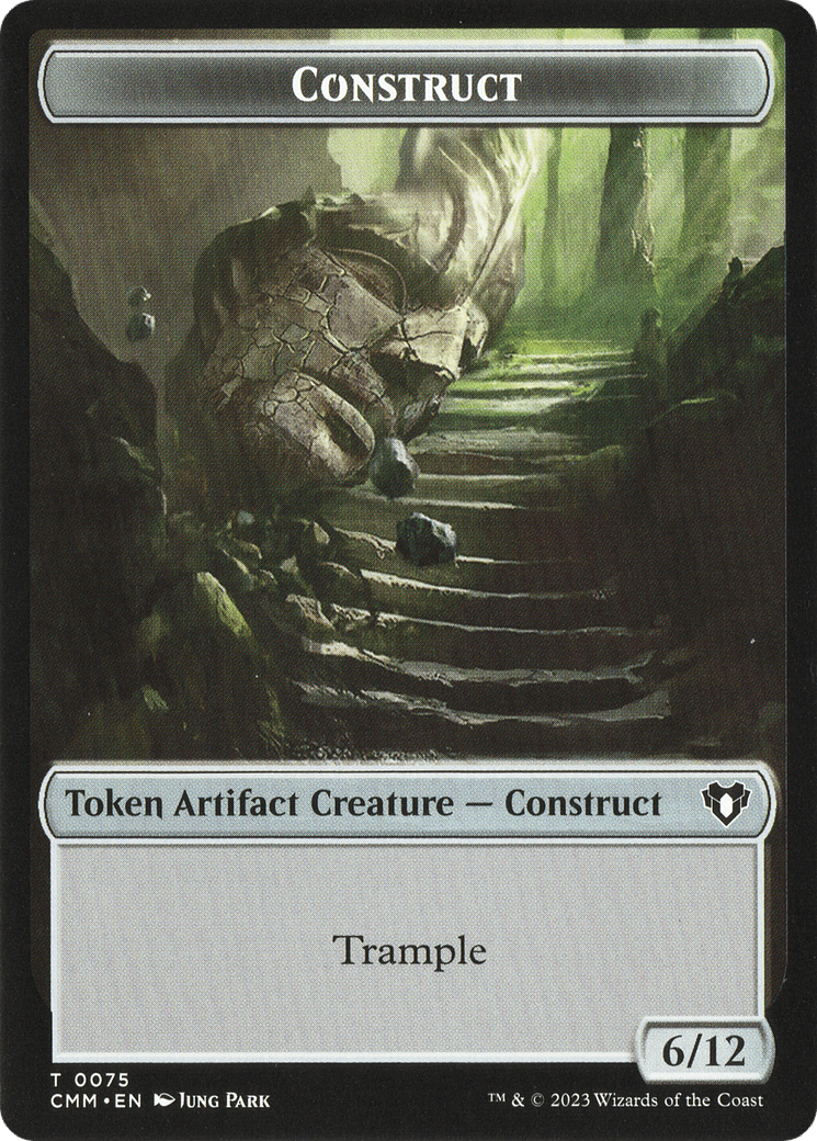 Construct (TCMM-075) - Commander Masters Tokens Foil