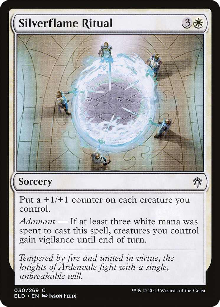 Silverflame Ritual [Throne of Eldraine] Foil