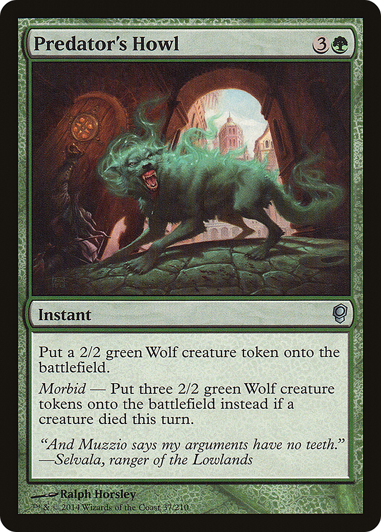 Predator's Howl [Conspiracy] Foil