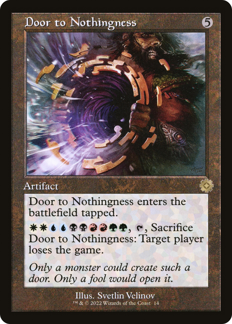 Door to Nothingness (Retro) [The Brothers' War Retro Artifacts] Foil