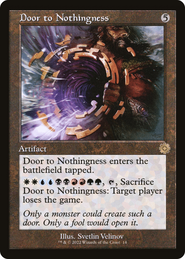 Door to Nothingness (Retro) [The Brothers' War Retro Artifacts] Foil
