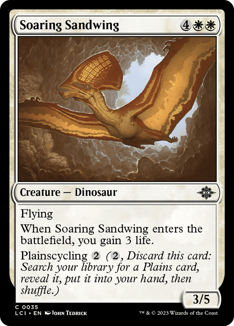Soaring Sandwing [The Lost Caverns of Ixalan] Foil