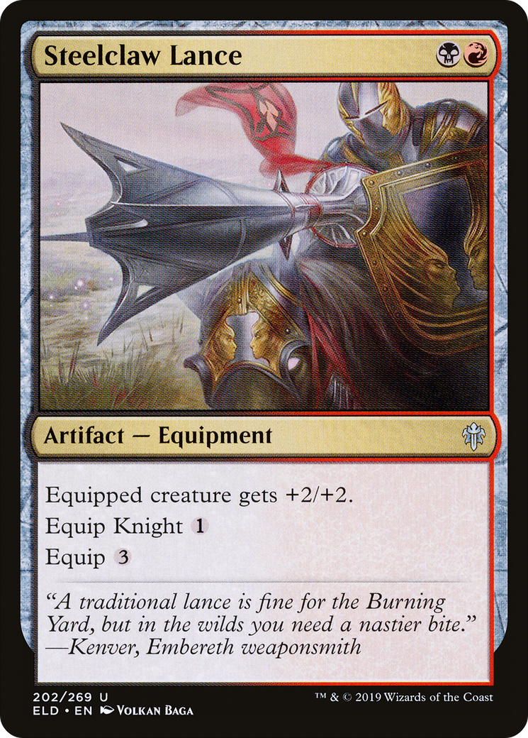 Steelclaw Lance [Throne of Eldraine] Foil