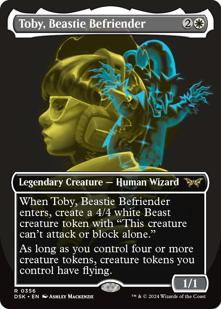 Toby, Beastie Befriender (Showcase) [Duskmourn: House of Horror] Foil