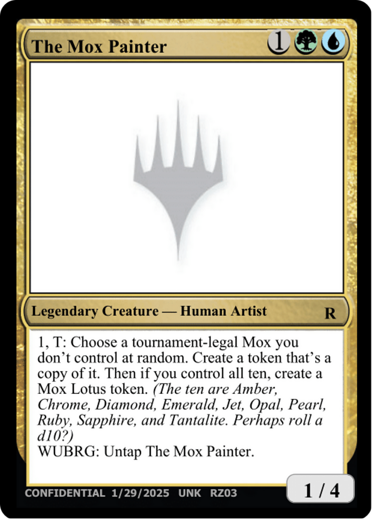 The Mox Painter () [Un-Known Event Playtest Cards]