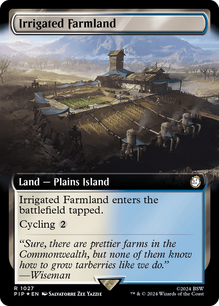 Irrigated Farmland (Extended Art) (Surge Foil) [Fallout]