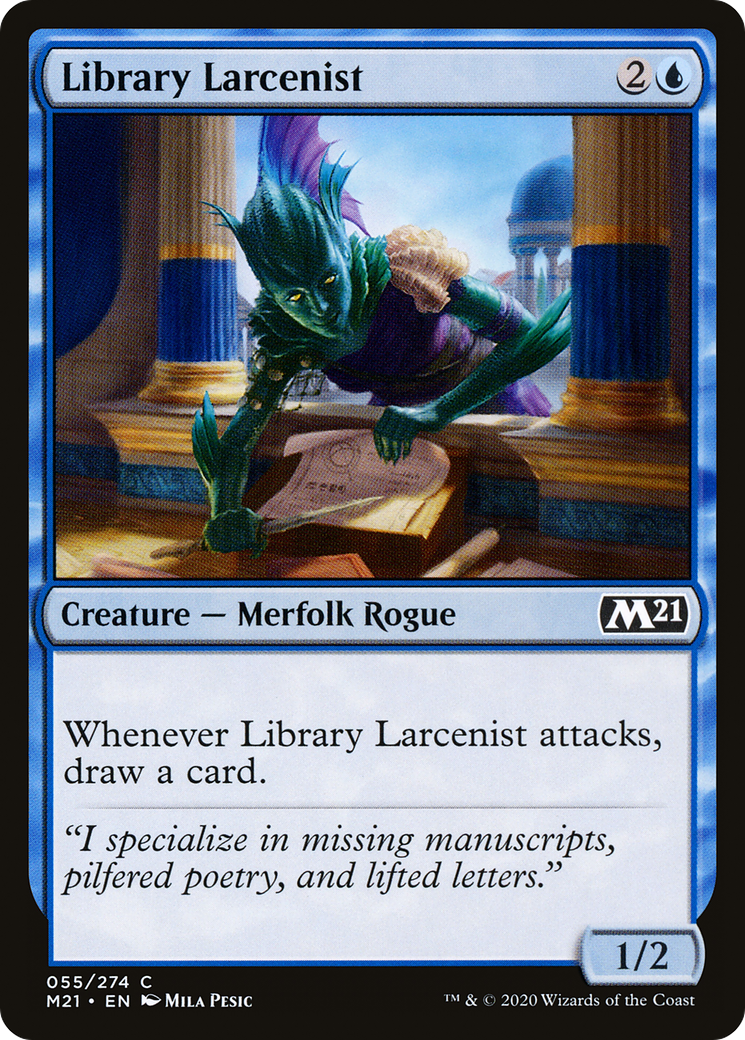 Library Larcenist [Core Set 2021] Foil