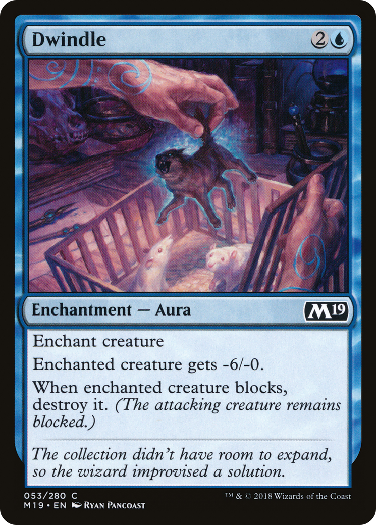 Dwindle [Core Set 2019] Foil