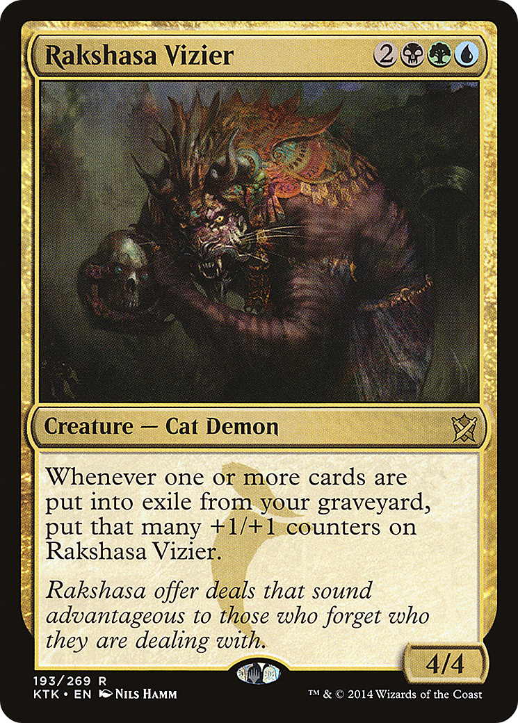 Rakshasa Vizier [Khans of Tarkir] Foil