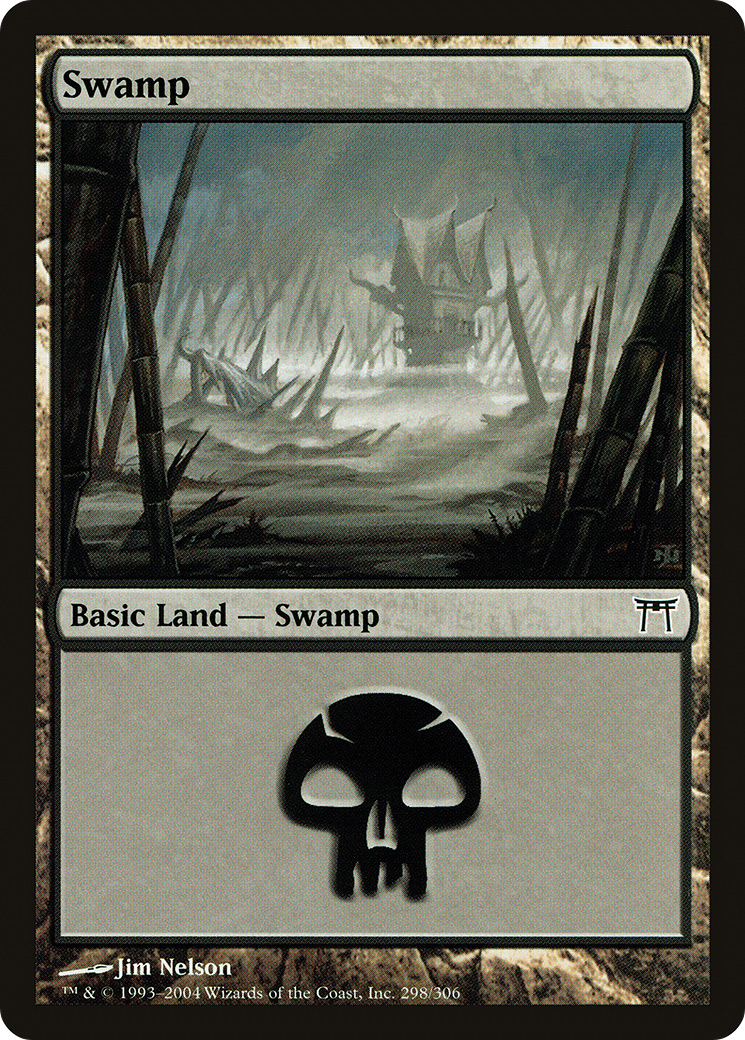 Swamp (298) [Champions of Kamigawa] Foil