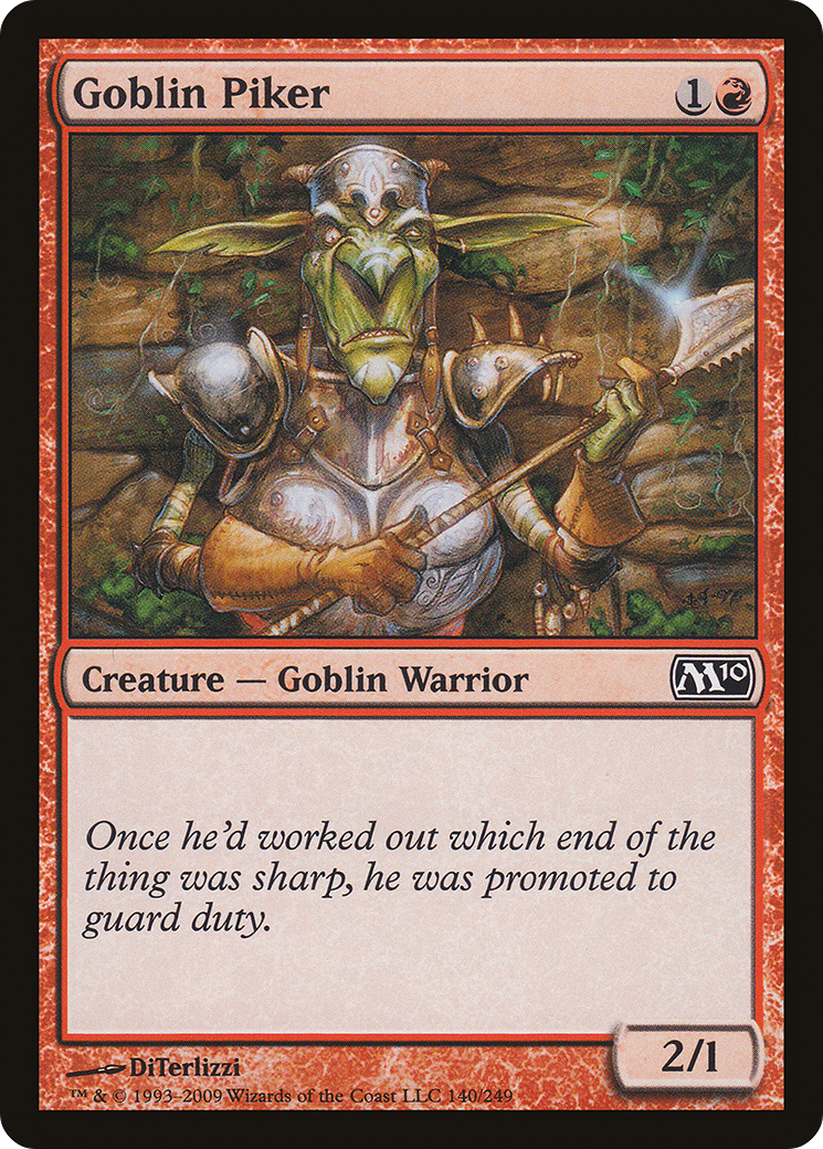Goblin Piker [Magic 2010]