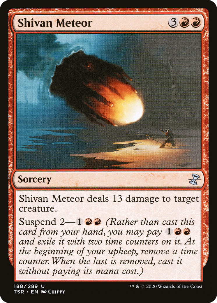 Shivan Meteor [Time Spiral Remastered] Foil