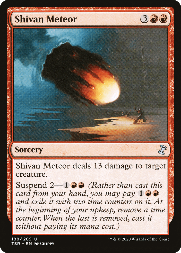 Shivan Meteor [Time Spiral Remastered] Foil