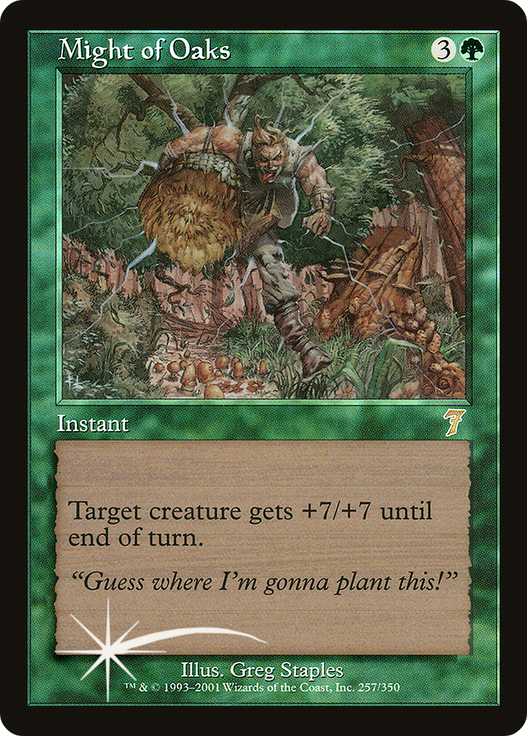 Might of Oaks [Seventh Edition] Foil