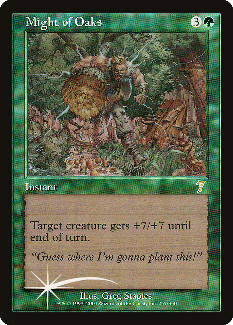 Might of Oaks [Seventh Edition] Foil