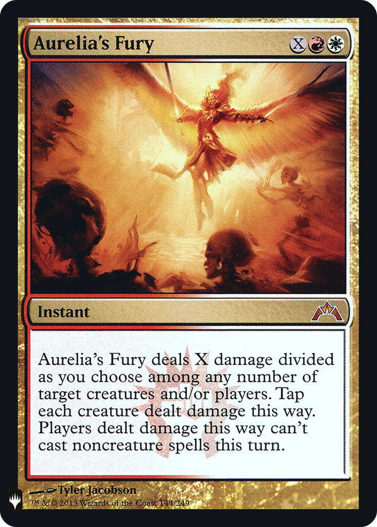 Aurelia's Fury |  Foil (GTC-144) [The List]