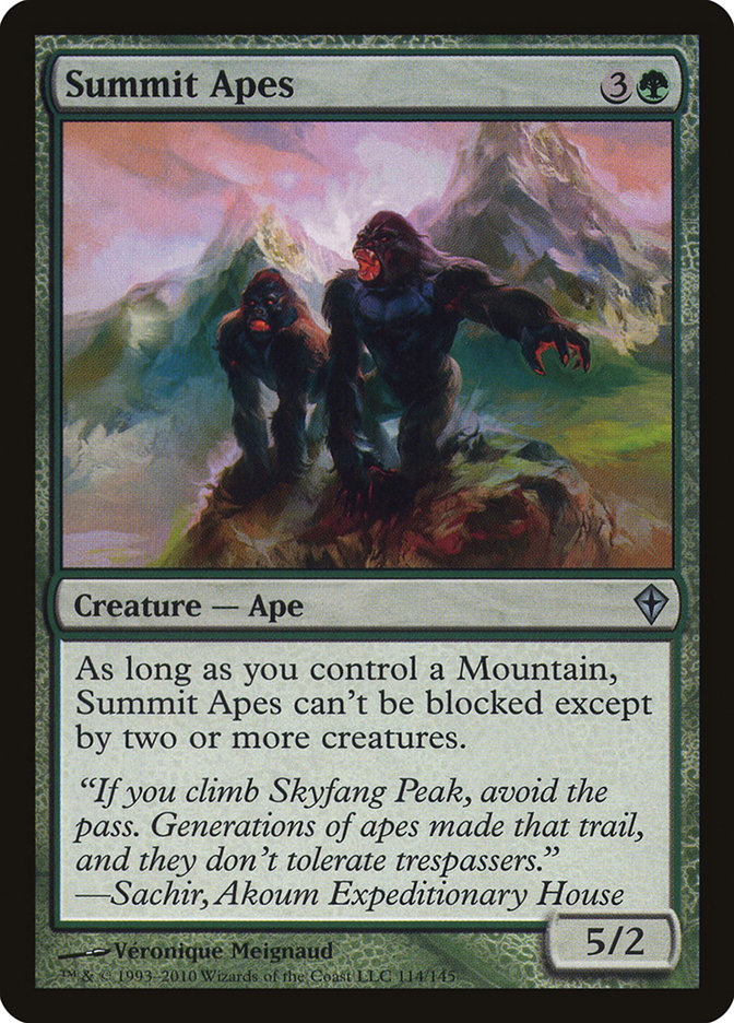 Summit Apes 114/145 (Worldwake) 